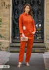 Zaira By Clysi Viscose Silk Handwork Co Ord Set